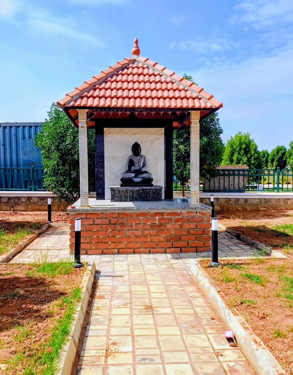 Temple within the Manana Ashraya layout